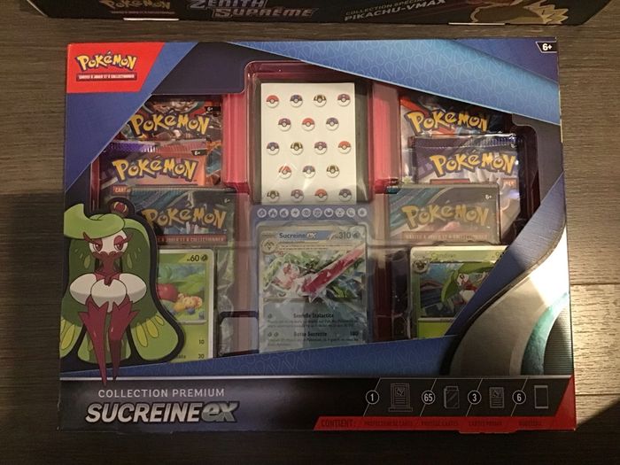 Lot coffrets cartes Pokémon Pikachu Zénith Suprême origine perdue étincelles déferlantes - photo numéro 6