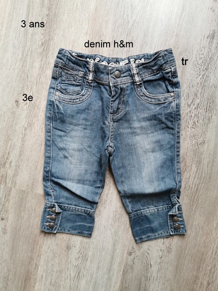 Pantacourt jean h&m
