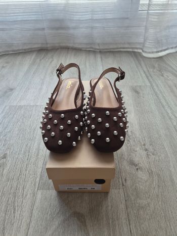 Slingback marron neuve - taille 36 - JOIA