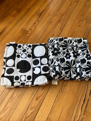 Lot de 2 galettes de chaise motif