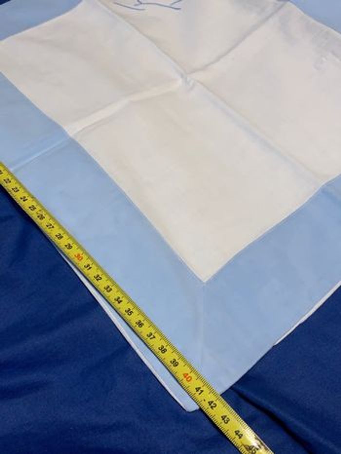 Drap et taie d’oreiller bateaux sur l’eau ancien vintage / enfant bébé / blanc et bleu 120x76cm - photo numéro 8