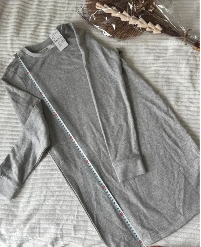Robe gris clair - basique doux - photo numéro 4