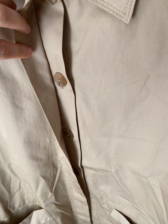Superbe beau blouson aviateur bomber long Zara neuf avec étiquette taille M - photo numéro 7