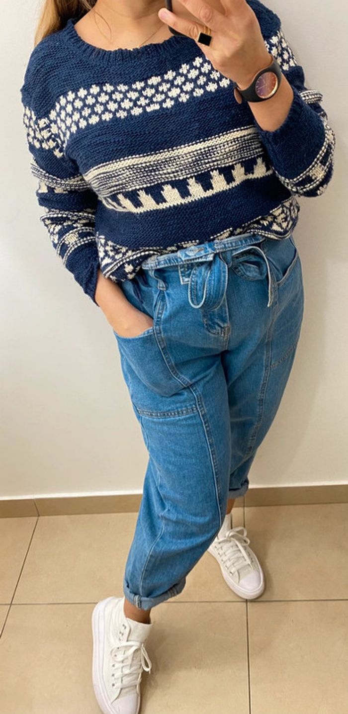 Pull avec Frange Taille L - photo numéro 4
