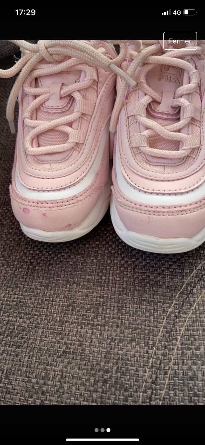 Basket fila fille taille 26