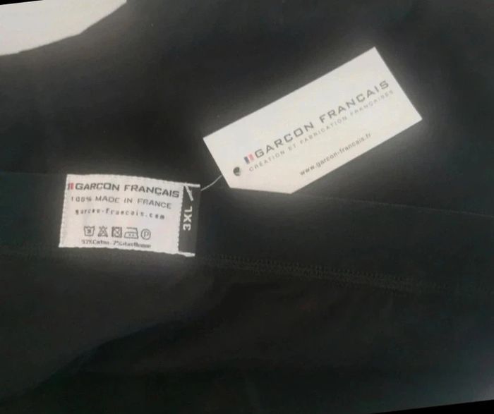 Boxer long marque Garçon Français couleur noir taille XXXL - photo numéro 4