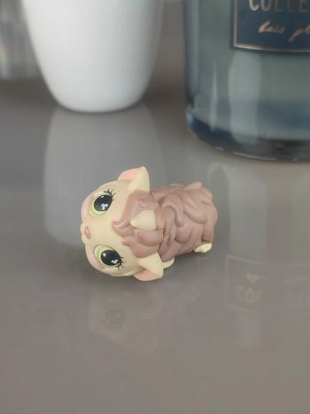 Littlest Pet Shop tan beige hamster guinea pig #494