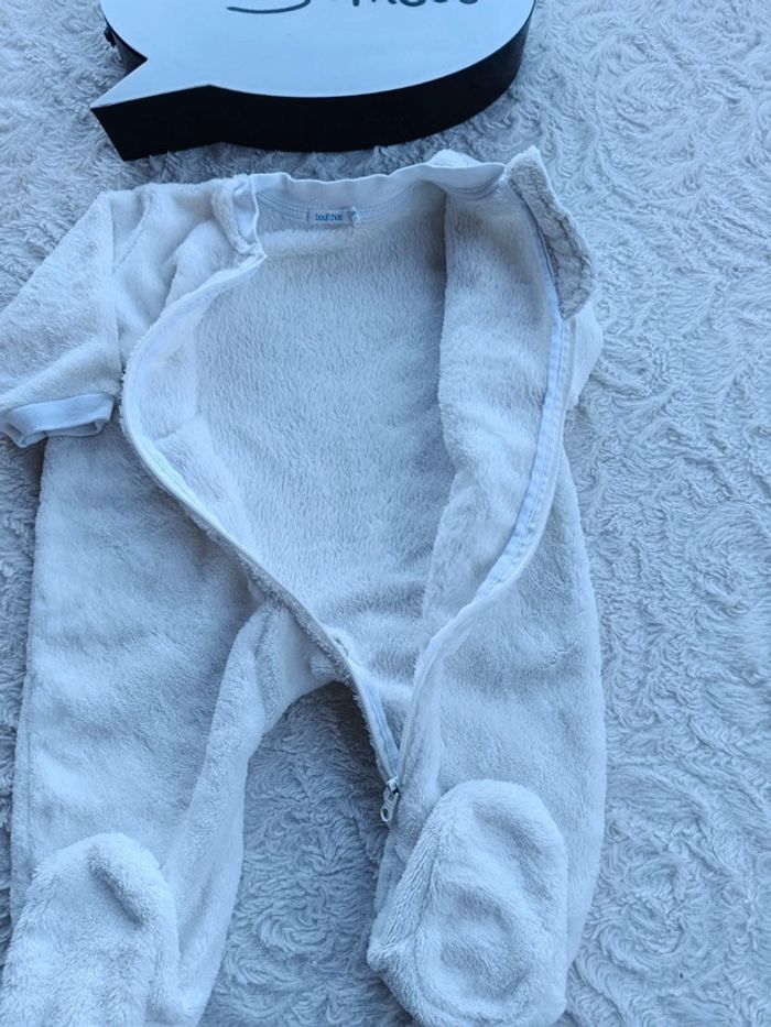 Pyjama grenouillère surpyjama combinaison avec pied pilou Mixte 3 mois étoile Bout'chou - photo numéro 6