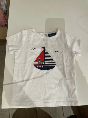 Tee shirt manche courte 12 mois