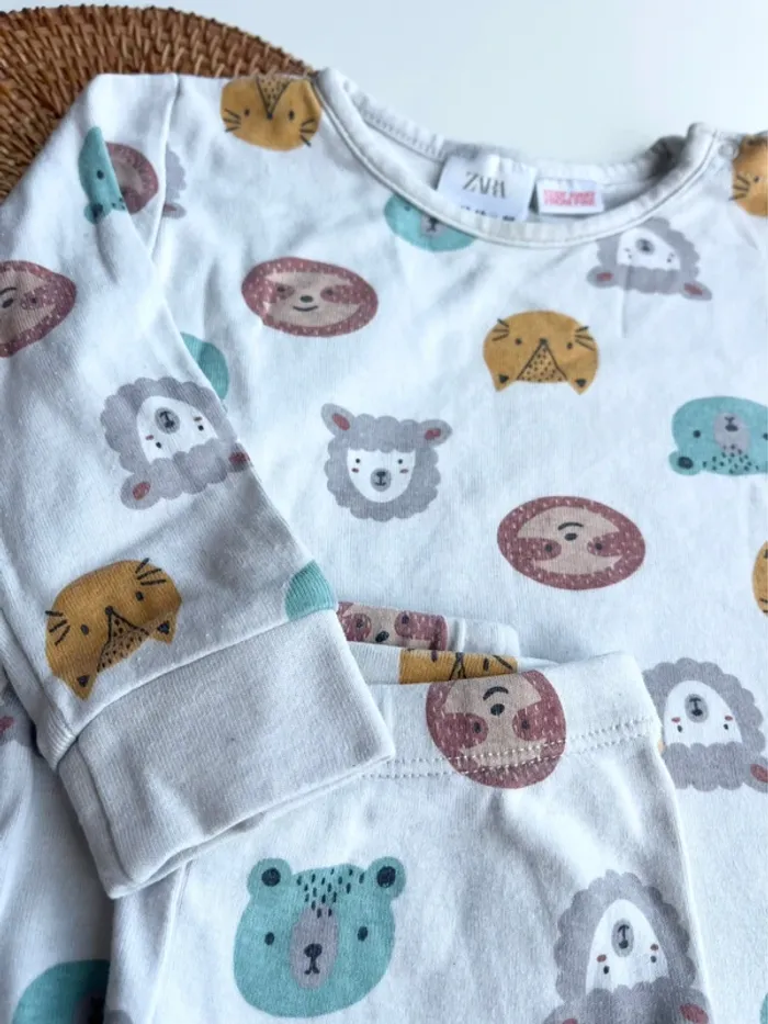 Pyjama 2 pièces coton Zara - photo numéro 2