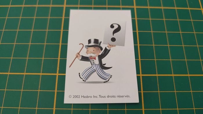 Carte Va sur la case DEPART jeu de société Monopoly junior à la fête foraine Hasbro #B83 - photo numéro 2