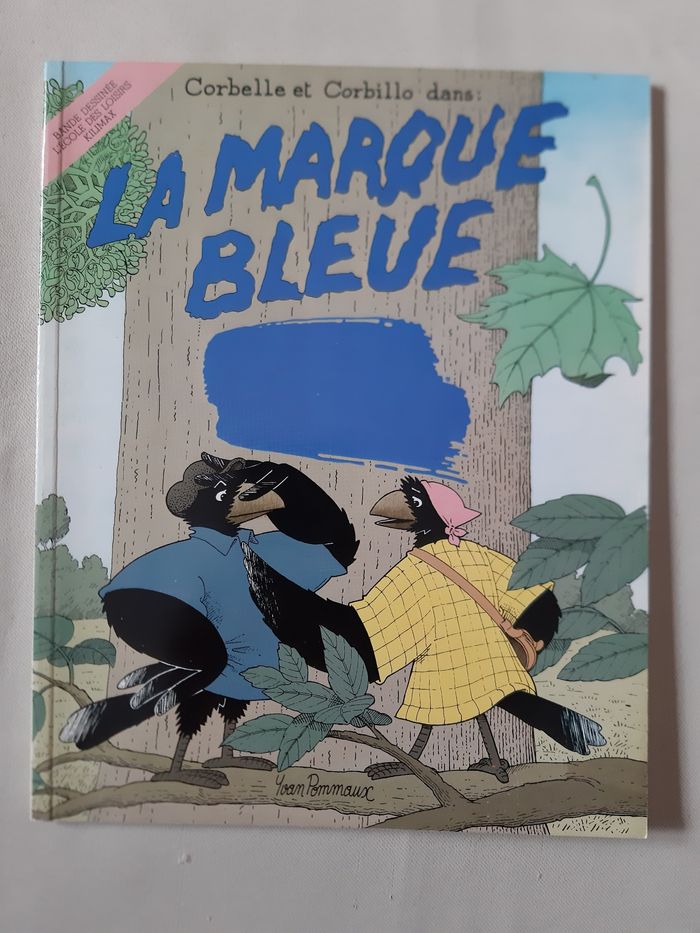 bande dessinée enfant - La marque bleue - Yvan Pommaux - Kilimax - L'école des loisirs