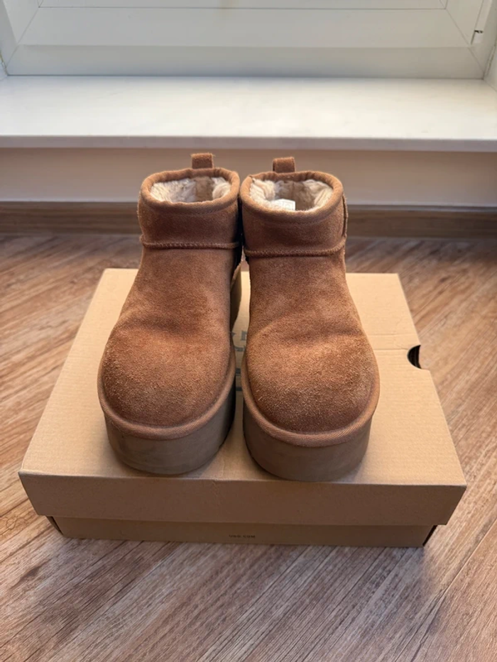 UGG Boots Classic Mini Chestnut taille 40 - photo numéro 3