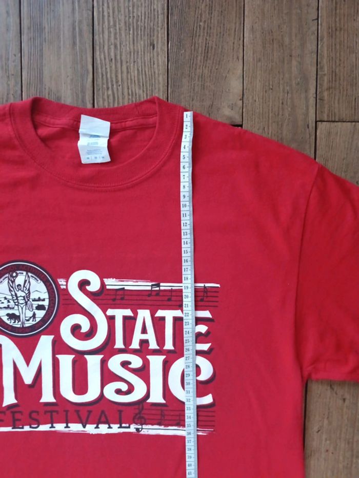 T-shirt State Music Festival kansas hight school 2022 rouge M - photo numéro 7