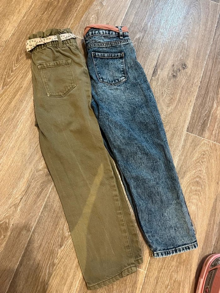 Lot jeans mom noeud - photo numéro 4