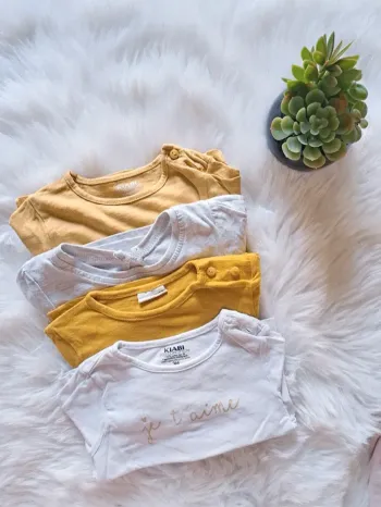 Lot de 4 tops