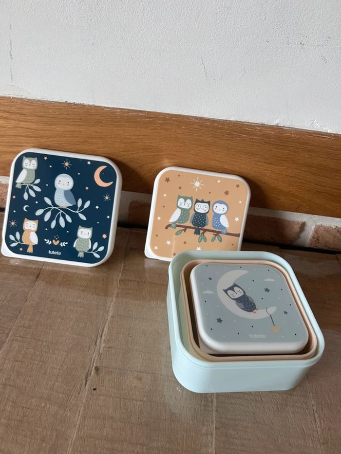 3 boîtes déjeuner neuves - photo numéro 3