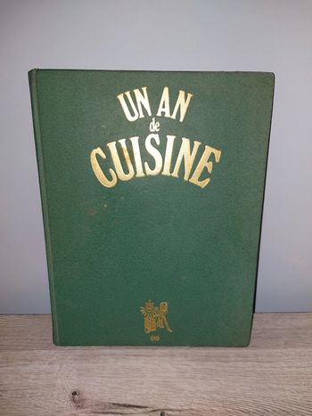 Livre un an de cuisine