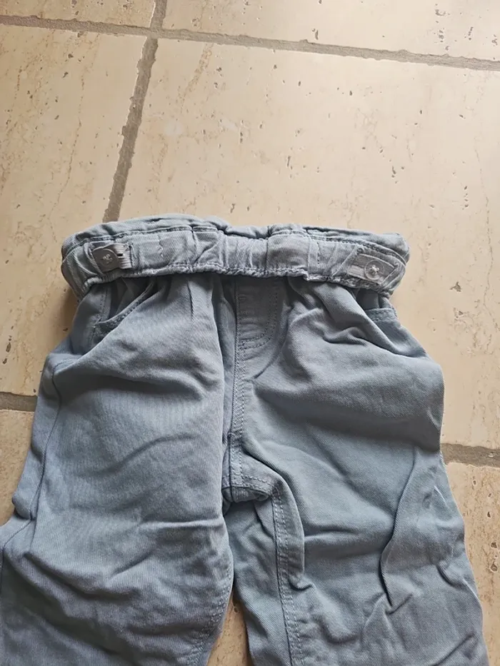 Jean bleu clair doublé - Tape à l'œil - 24 mois/86 cm - photo numéro 3