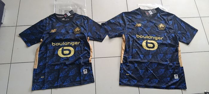 2 maillots losc taille L et S neuf