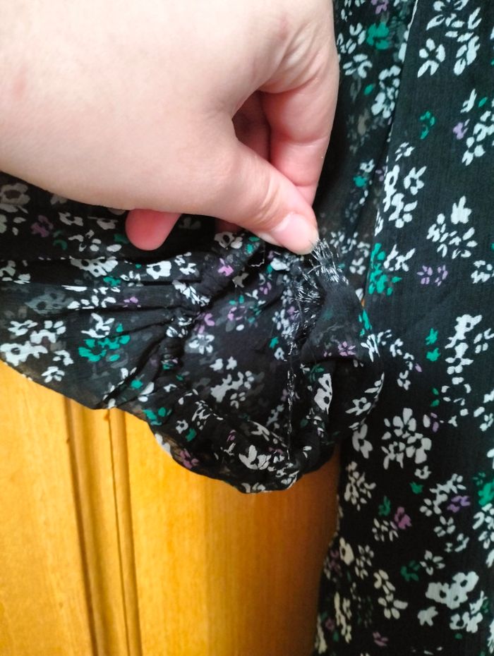 Robe mi-longue à fleurs - photo numéro 5