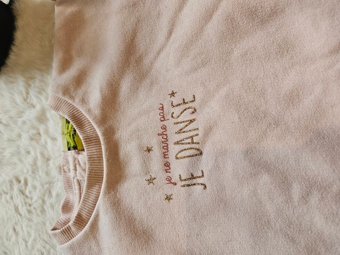 🌟 Tape à l'œil- Ensemble pantalon +pull rose - Taille 6 mois - photo numéro 4