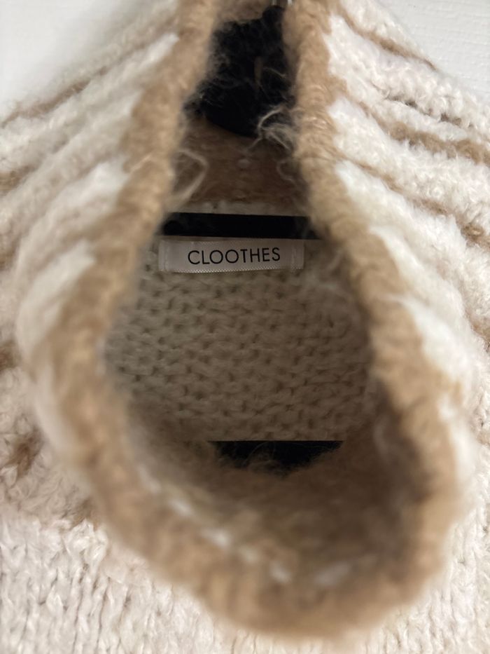 Robe pull manches ballons col cheminé - photo numéro 4