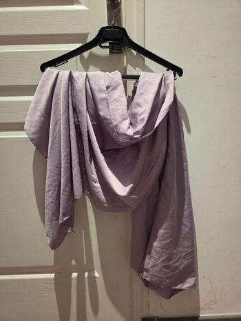 Foulard lavande satine