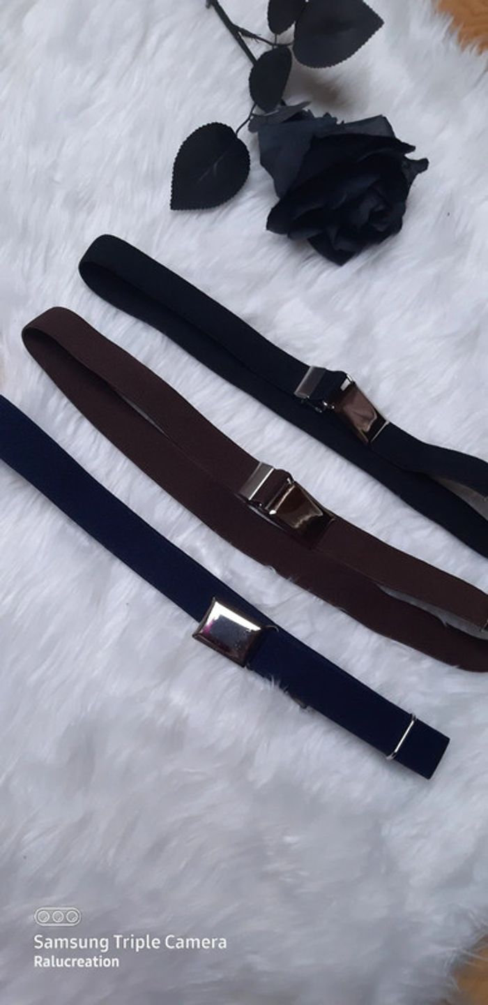 🖤Lot de 3 ceintures neuves - enfants 8-12 ans - photo numéro 3