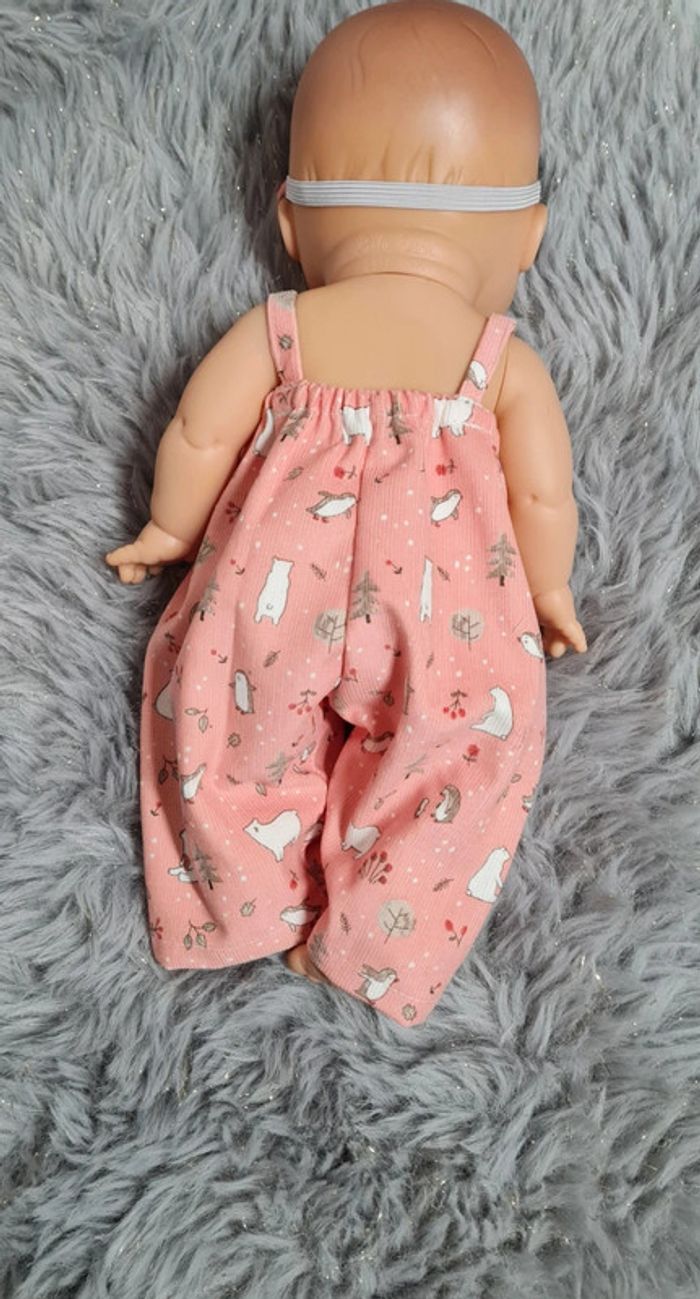 Salopette pour minikane ou paola reina 34cm - photo numéro 3