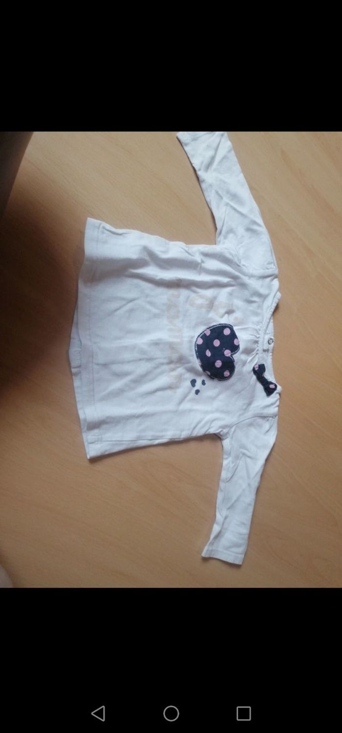 Tee-shirt bébé manche longue