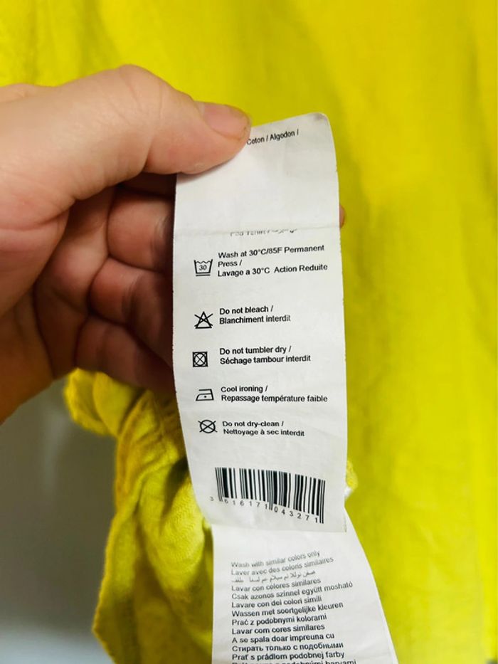 Magnifique blouse manches courtes en coton à volants • camaïeu • taille XL - photo numéro 9