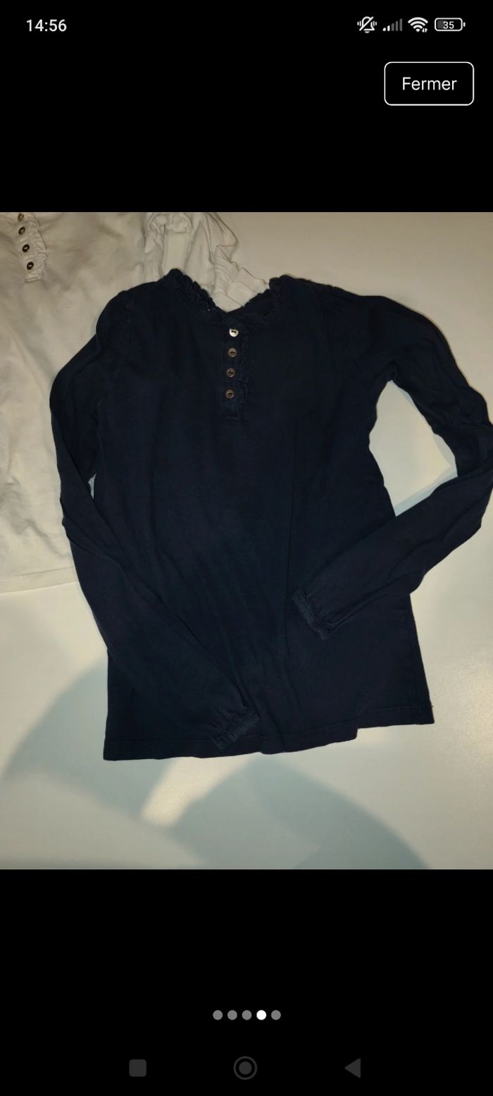 Lot tee shirts fille 12 ans - photo numéro 4