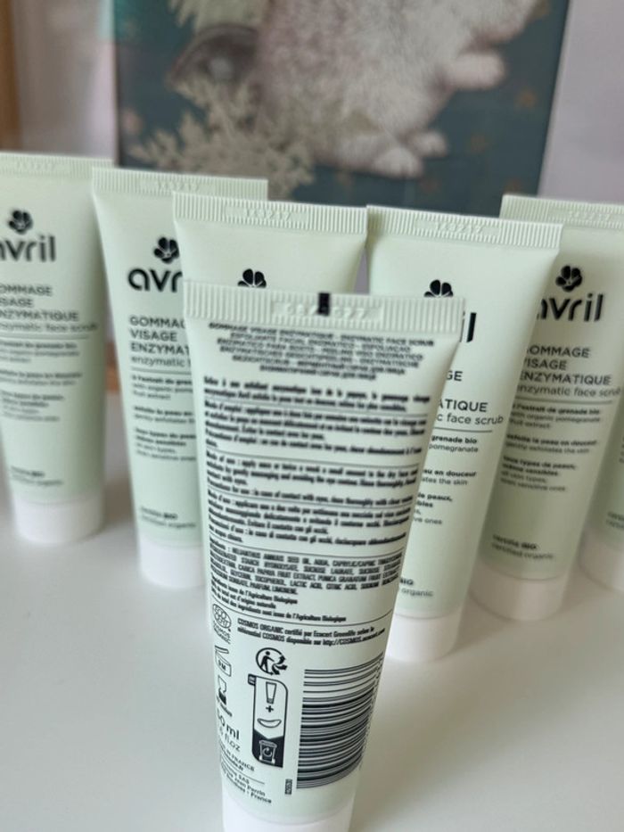 Lot de 7 tubes gommage enzymatique Avril bio 50 ml - photo numéro 4