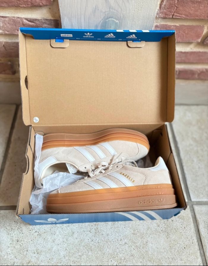 Adidas Gazelle Bold Wonder White