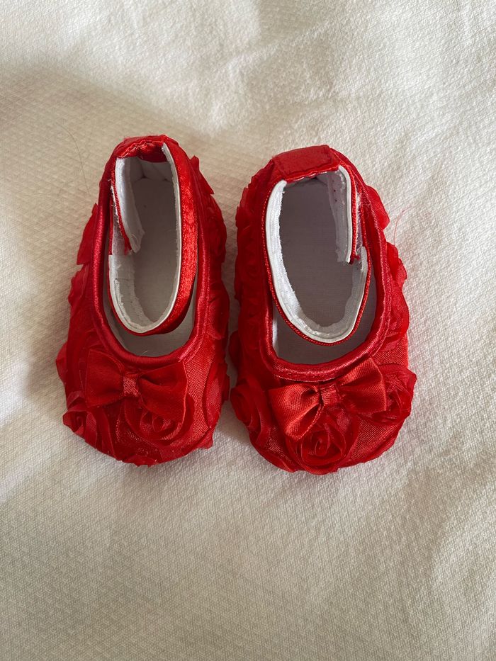 👶 Lot chaussures bébé fille – Taille 3-6 mois - photo numéro 5