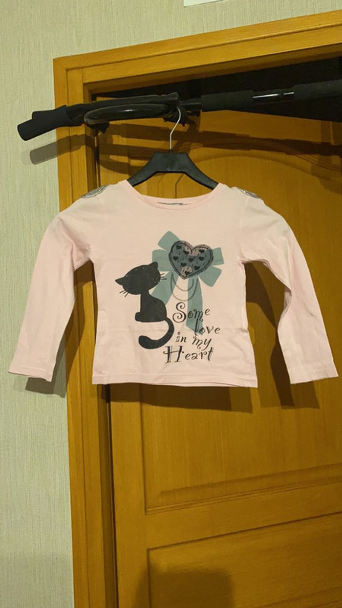 T-shirt avec chat