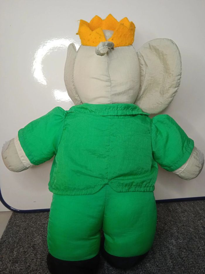 peluche vintage  '' babar '' - photo numéro 3
