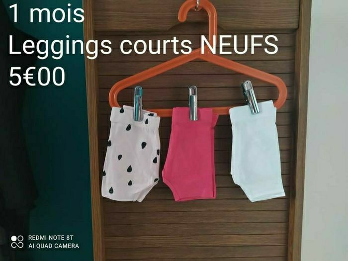 Lot leggings Taille 1 mois
