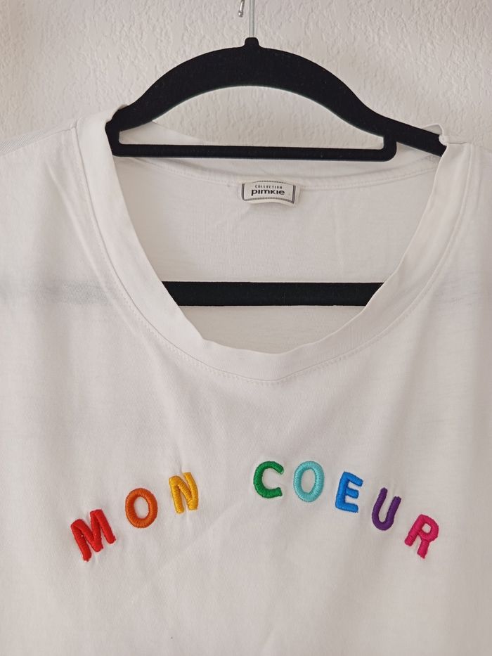 T-shirt blanc Pimkie taille S - photo numéro 3