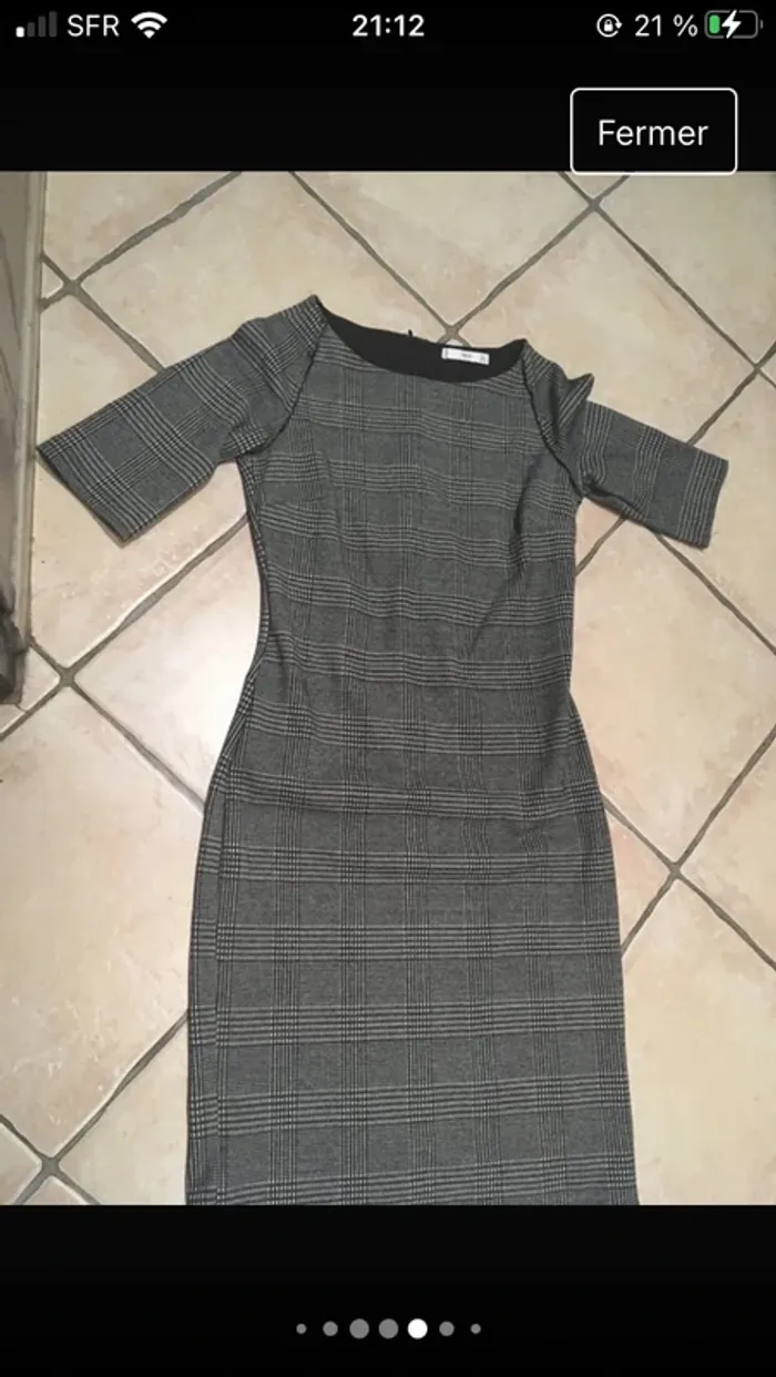 Superbe robe chic et sophistiquée de marque Mango excellent état en S 36/38 - photo numéro 5
