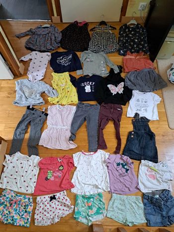 Lot vêtements printemps été fille 3 ans et plusieurs 4 ans 
