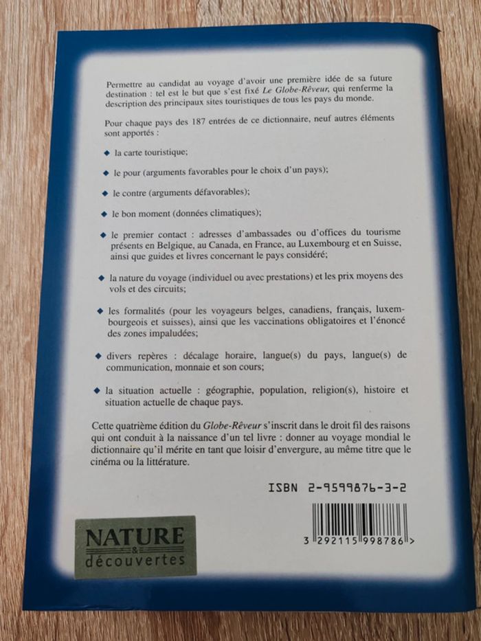 Le globe-rêveur Dictionnaire touristique de tous les pays du monde - photo numéro 2