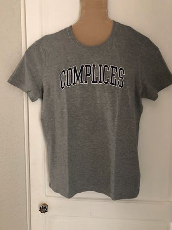 Tee-shirt gris complices TL porté 1 fois