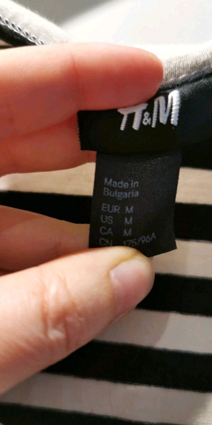 Tunique rayé H&M taille M - photo numéro 2