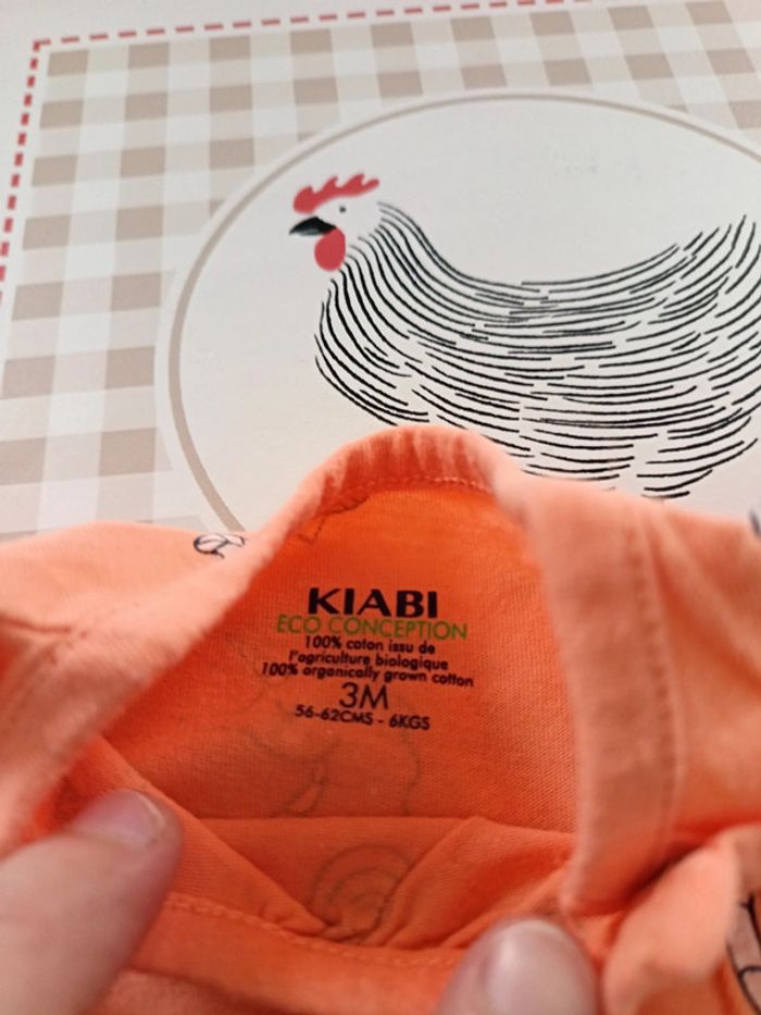 Lot de 2 combinaisons été Kiabi 3 mois - photo numéro 5