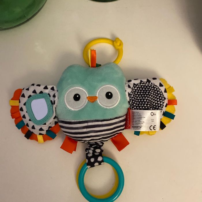 Jouet hibou poussette ou parc