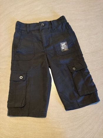 Pantacourt cargo noir 5 ans