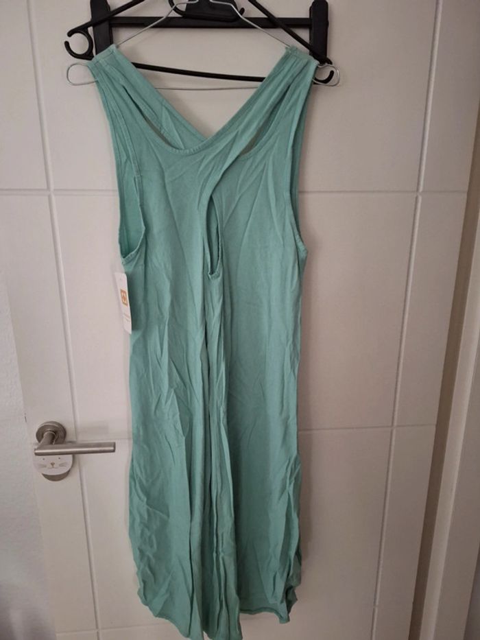 Robe en viscose vert d'eau - photo numéro 4