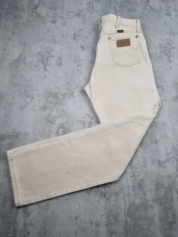 Jean Wrangler Crème – Taille 44 FR Homme (mesures en photos)